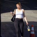 Mia Goth – Leaving a gym session in Pasadena