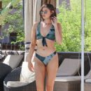 Raquel Leviss – Displays her green bikini at the pool in Scottsdale, Arizona - 454 x 681