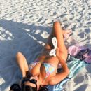 Claudia Romani – Posing on the beach in Miami