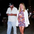 Scott Disick and Kimberly Stewart arrive at Chateau Marmont in West Hollywood