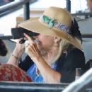 Faye Dunaway – Seen enjoying the horse races at Santa Anita Park