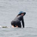Leighton Meester – Seen on a surf session in Malibu - 454 x 303