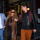 Mariah Carey – Leaving Blue Ribbon Sushi in New York