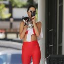 Alessandra Ambrosio – Heading to the gym in Los Angeles