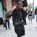 Usher is spotted near The Bowery hotel in New York City, New York on September 29, 2015