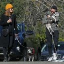 Kate Mara – Takes her dogs for a walk in Los Angeles