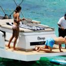 Ana Ivanovic in Bikini on a yacht in Mallorca adds - 454 x 467