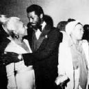 Teddy Pendergrass with girlfriend Taaz Lang and her sister Mira Waters