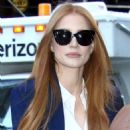 Jessica Chastain – Leaving Today morning show in New York - 454 x 668