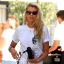 Stella Maxwell – Arrives at Nine Zero One Salon in West Hollywood