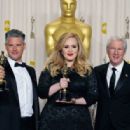 Paul Epworth, Adele and Richard Gere - The 85th Annual Academy Awards - Press Room - 454 x 315