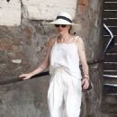 Angelina Jolie – Seen on set of ‘Without Blood’ in Rome