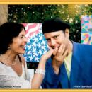 Maria Conchita Alonso is enjoying a friendly moment of laughter with Metin Bereketli - 454 x 330