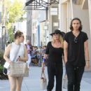 Shannon Tweed enjoys lunch with Sophie Simmons and Nick Simmons in Beverly Hills - 454 x 681