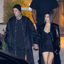 Kourtney Kardashian – With Kendall Jenner at Kim’s 42nd birthday party in Calabasas