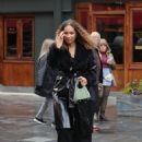 Leona Lewis – Stepping out at Heart radio studios in London - 454 x 658