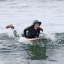 Leighton Meester – Seen on a surf session in Malibu - 454 x 302