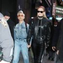 Gigi Hadid – Seen for press outing while rocking a lather outfit in New York
