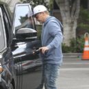 Pro skateboarder and entertainer Rob Dyrdek is spotted out with his wife Bryiana and son Kodah in Los Angeles, California on March 26, 2017
