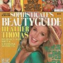 Heather Thomas - Sophisticate's Beauty Guide Magazine Cover [United States] (July 1984)