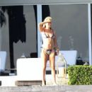 Cecilia Bolocco – In a bikini during a vacation in Miami - 454 x 324