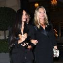 Kate Moss – With Demi Moore seen at a Paris party