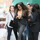Shay Mitchell in Sknny Jeans out in NYC