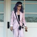 Kelly Osbourne – In a light pink suit out in Los Angeles - 454 x 681