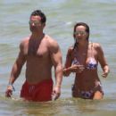 Angelica Castro – Seen at the beach in Miami - 454 x 320