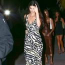 Kendall Jenner – With Bella Hadid, Hailey Bieber attend a party in Miami