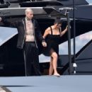 Kourtney Kardashian – With Travis Barker on their boat in Portofino