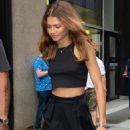 Zendaya Coleman &#8211; Seen at Tom Holland film set &#8216;The Crowded Room&#8217; in Manhattan