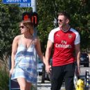 Kate Mara and Jamie Bell out in Los Angeles