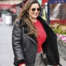 Kelly Brook – Departing Heart FM show at the Global Radio Studios