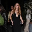 Natasha Bassett – In a black dress attending Ellen Von Unwerth’s birthday party - 454 x 681