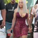 Blac Chyna and Mechie Celebrate Labor Day at a Yacht Party in Miami, Florida - September 4, 2017 - 454 x 579