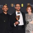 Kingsley Ben-Adir, Cord Jefferson and Bryce Dallas Howard - 2024 EE BAFTA Film Awards