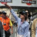 L'Wren Scott and Mick Jagger on the grid ahead of the Monaco F1 race, May 16, 2010 in Monte Carlo, Monaco - 454 x 827