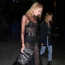 Stella Maxwell at Elton John concert at the Staples Center in Los Angeles