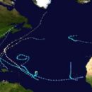 1950s Atlantic hurricane seasons