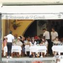 Elisabetta Canalis – Seen at Ai Gemelli restaurant after a photoshoot in Portofino - 454 x 340