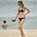 Rebecca Judd in Black Bikini on holiday in Noosa - 454 x 636