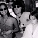 Dec 27, 1974 John Lennon and May Pang in Palm Springs, Florida, after their visit at Disneyworld - 454 x 323