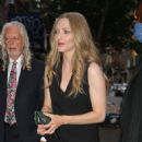 Amanda Seyfried – In a black outfit and Louboutin heels in New York