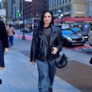 Demi Lovato – Wear oversized jeans for a dinner at Nobu with friends in New York