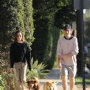 Aubrey Plaza – With husband Jeff Baena out in Los Angeles
