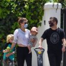 Jamie Bell and Kate Mara – Seen at neighborhood in Los Feliz