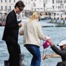 Kiernan Shipka –  With film director Christian Coppola in Venice