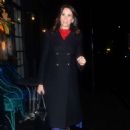 Andrea McLean – Arrives at Frankie Bridge’s Book Signing in East London