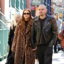 Ashlee Simpson – With husband Evan Ross during a romantic stroll in NYC